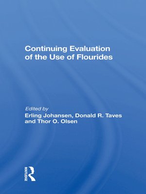 cover image of Continuing Evaluation of the Use of Fluorides
